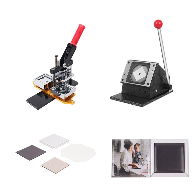 Hot sale square refrigerator sticker machine Rectangular fridge magnet sticker mold cutting tool material magnet making machine