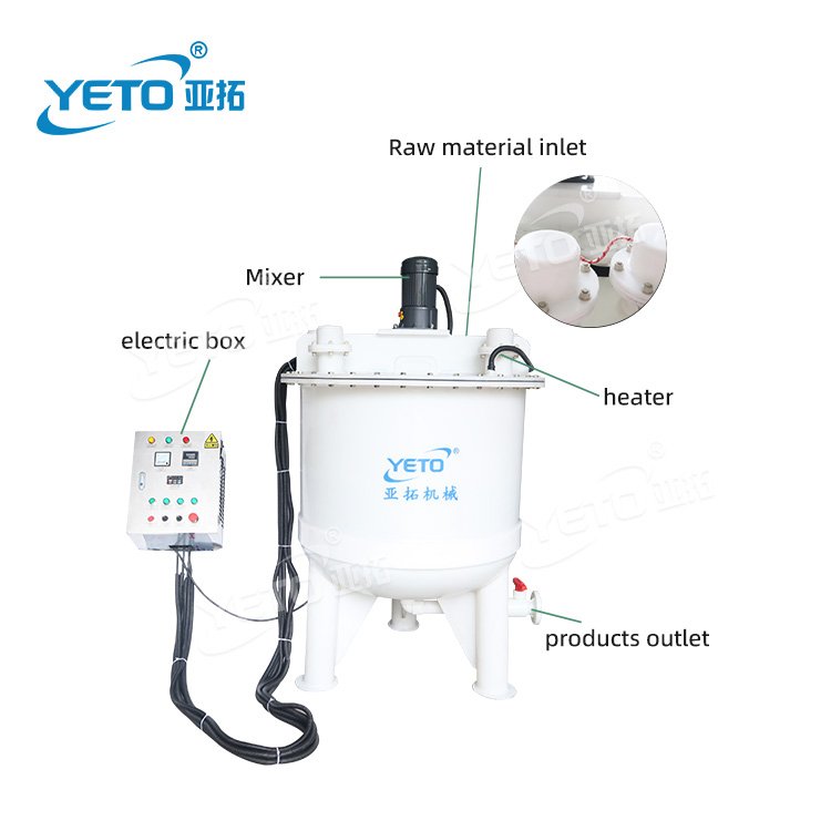 Anti Corrosive PP material Polypropylene mixing tank Anti Corrosive heating mixing tank for Chemical corrosion product