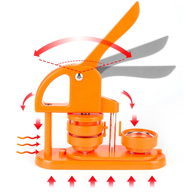 hot sale semi-automatic pneumatic button maker/manual photo magnet machine fridge magnet making machine