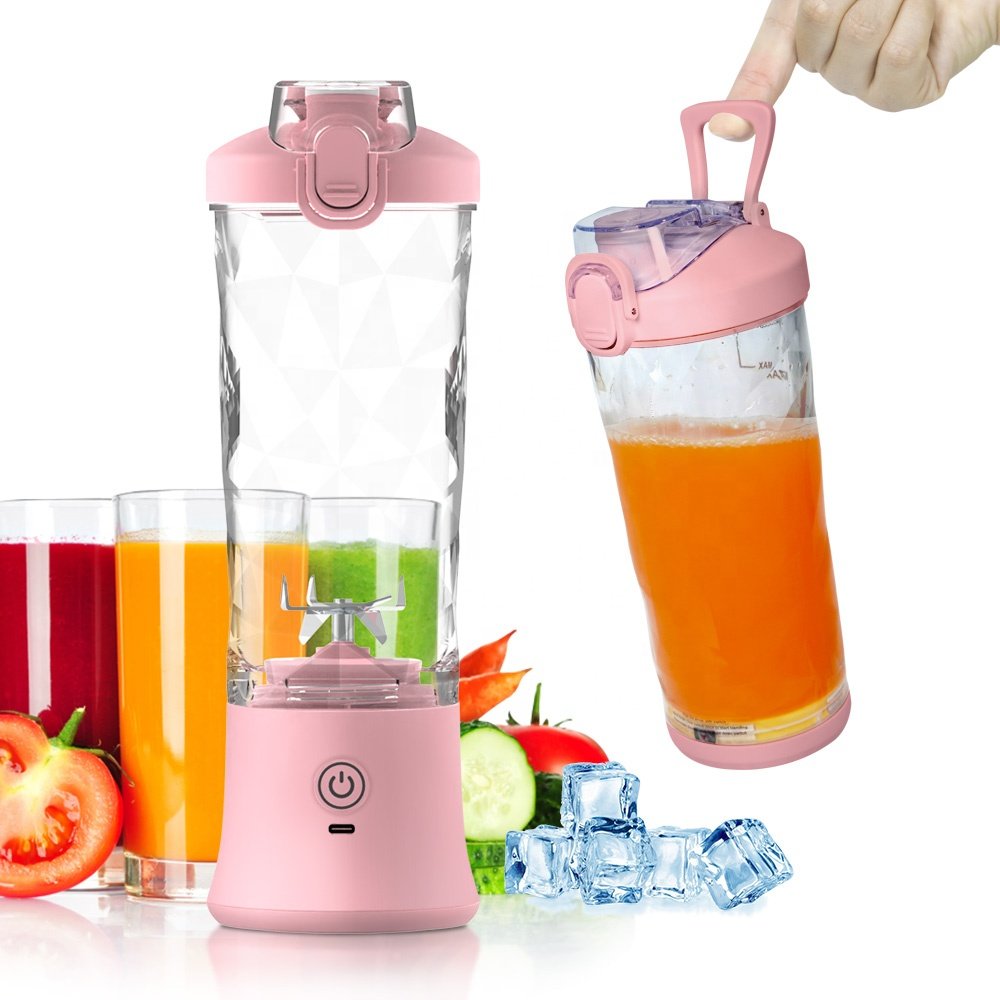 Special Price electric hand mini portable blender food processor 600ml plastic portable usb citrus juicer cup