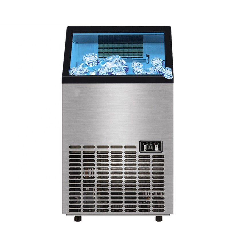 High Quality Electric Portable Commercial Automatic 110V/240V Stainless Steel Cube Ice Maker Machine