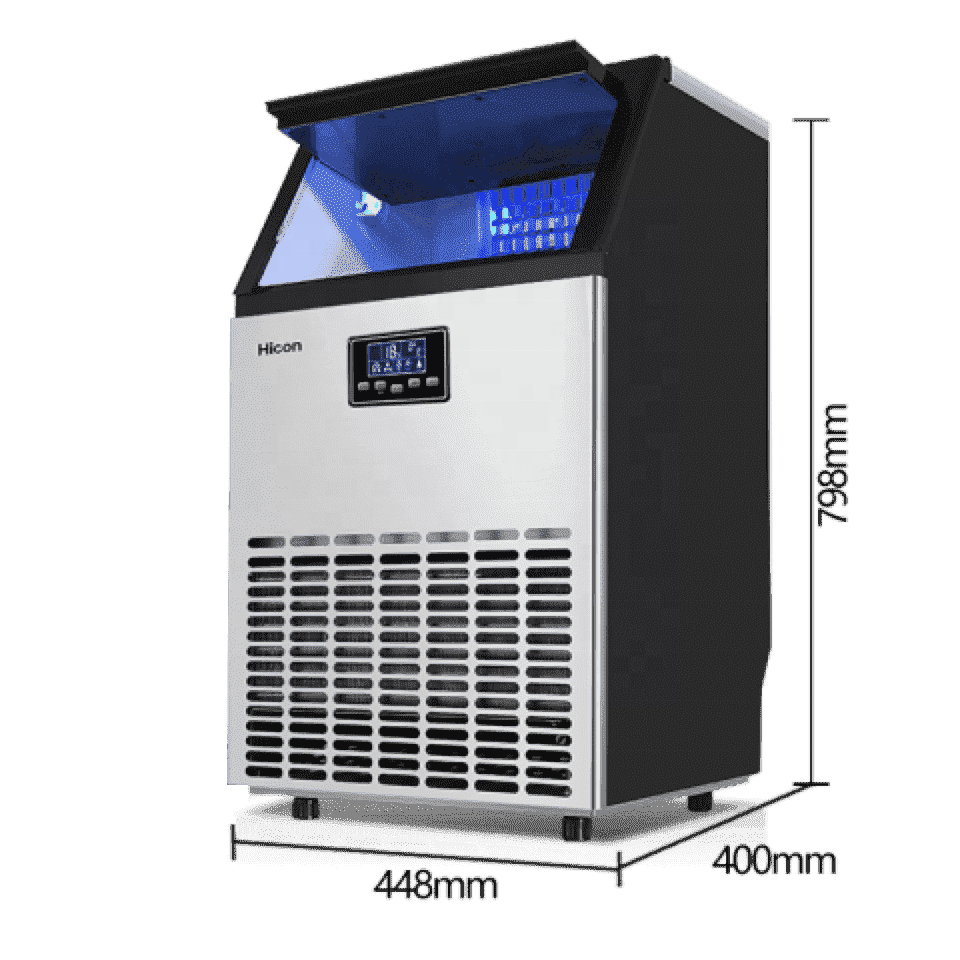 High Quality Electric Portable Commercial Automatic 110V/240V Stainless Steel Cube Ice Maker Machine
