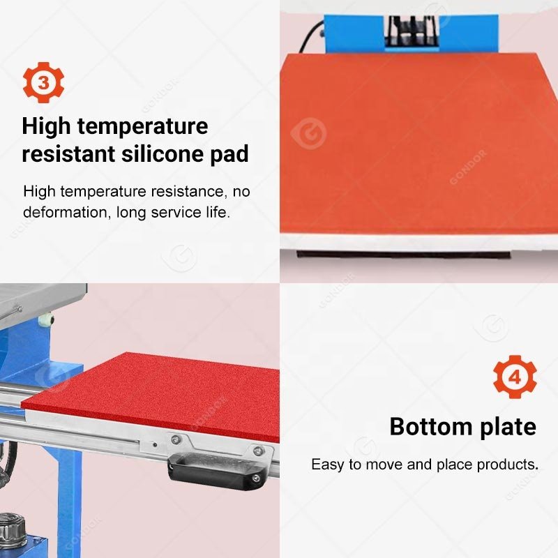 40x60 Full Automatic Large Hot Press Double Station Heat Press Machine 80x100 Sublimation for Sale