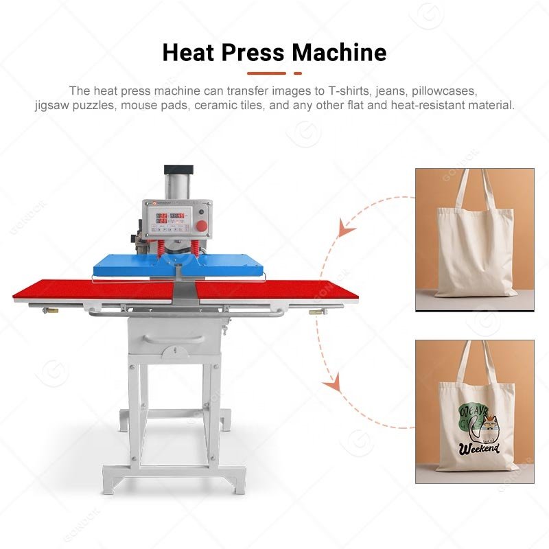 40x60 Full Automatic Large Hot Press Double Station Heat Press Machine 80x100 Sublimation for Sale