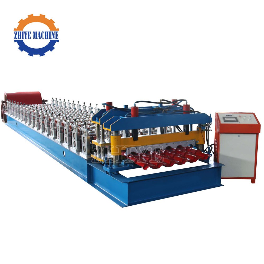 Roof panel wall panel LBR galvanized steel sheet metal material roofing sheet roll forming machine