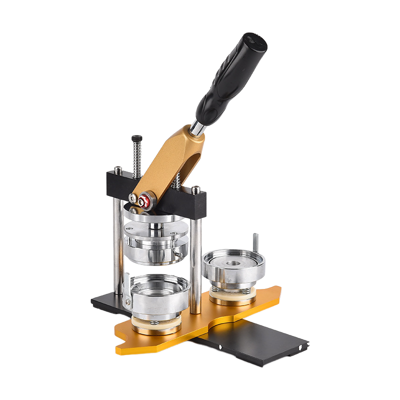 factory wholesale Rotary Badge Making Machine Interchangeable Molds button making machine