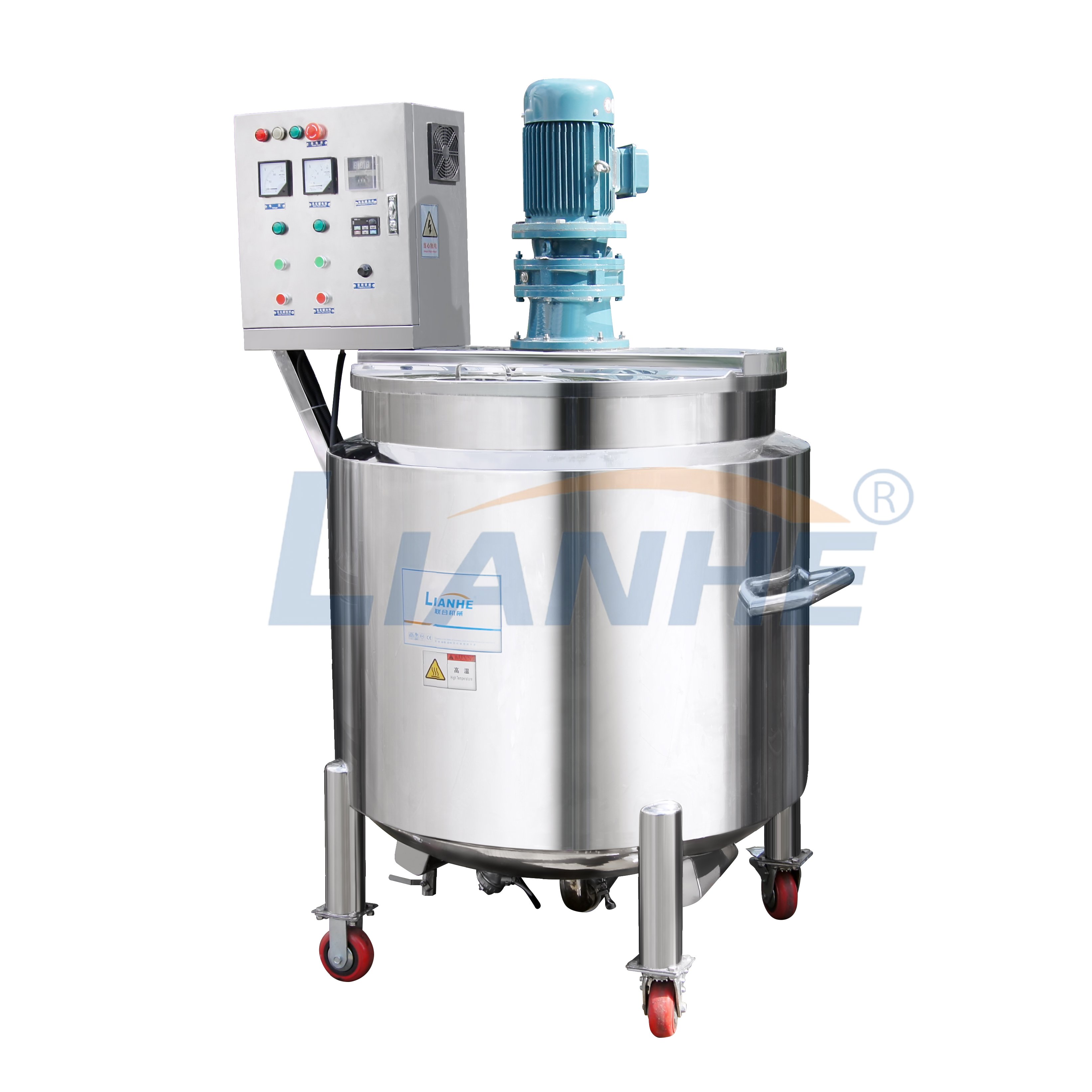 Best Sell Soap Shampoo Liquid Organic Fertilizer Making Machine Detergent Mixer with High Shear Homogenizer