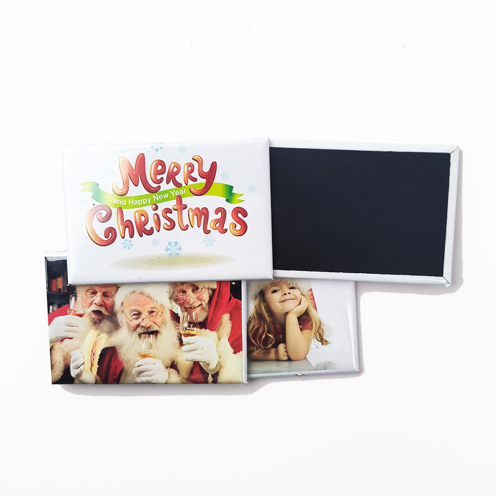 80*53mm Rectangular Button Fridge Magnet Making Machine Kit with Paper Cutter and 100sets Materials