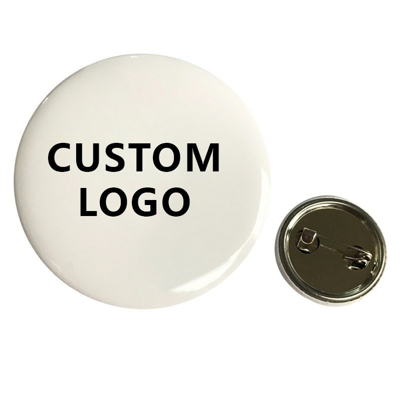 Button-Badge-With-Magnet Plain Pin Boton Iman 56 Mm Material Making Machine 25Mm 3" Round Badge Button Magnetic
