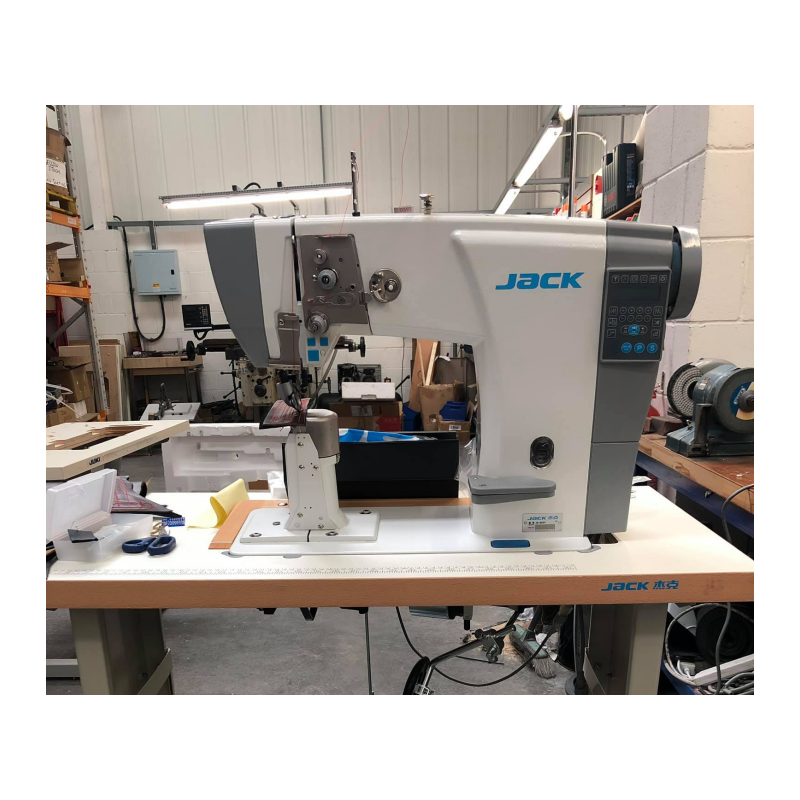 High Quality Second Hand Jack 6691 Column Bed Machine With Roller Feed For Sewing Shoes Price