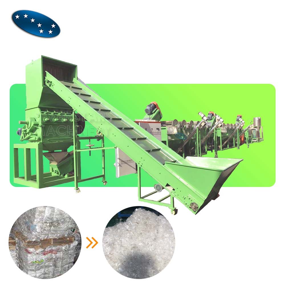 Sevenstars PE Waste film Recycling Machine for washing PP PE Film Bags/PE Recycling Machine/Hot Sale Plastic Recycling Machine