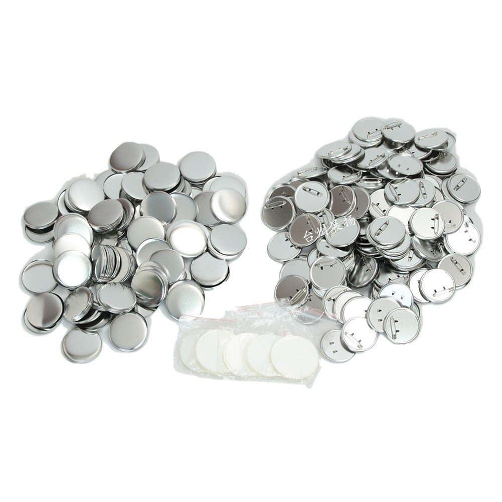 Button Making Supplies Metal Pin Badge Kit For Button Maker Machine 58 mm 2.28 inch Round Badge Blank Button Pins