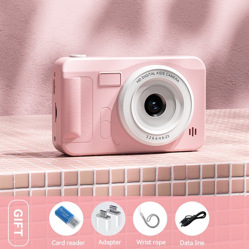 Best-selling children's digital camera CCD card machine 2.4-inch high-definition dual-camera portable children's digital camera