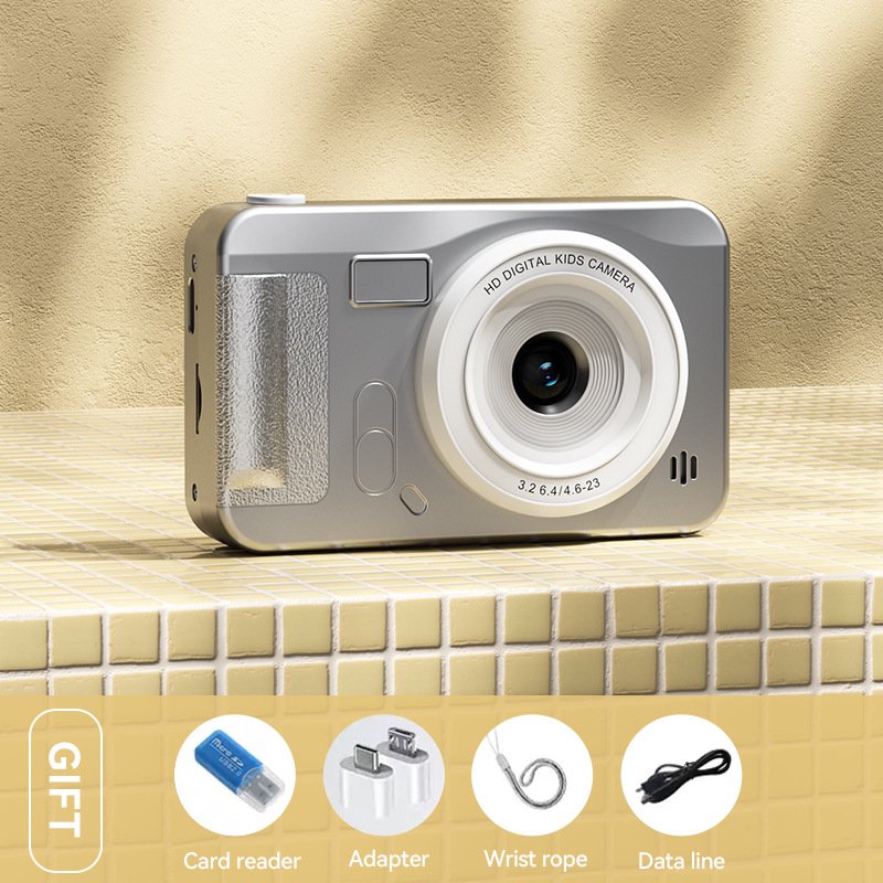 Best-selling children's digital camera CCD card machine 2.4-inch high-definition dual-camera portable children's digital camera
