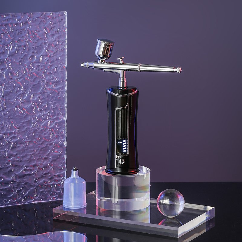 Custom New Makeup Airbrush Machine Spray Gun Facial Airbrush Set Nail Airbrush For Make Up Nail Art Paint