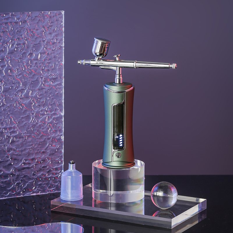 Custom New Makeup Airbrush Machine Spray Gun Facial Airbrush Set Nail Airbrush For Make Up Nail Art Paint