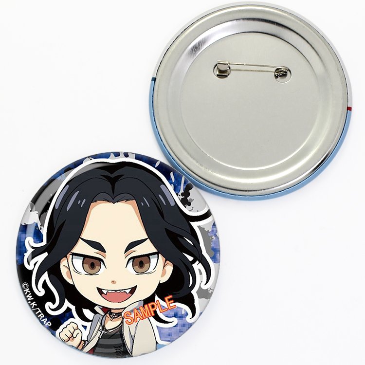 Button Badge Maker Wholesale Custom 58mm Printed Design Logo Blank Plastic Magnetic Pins Round Tin Button Badge