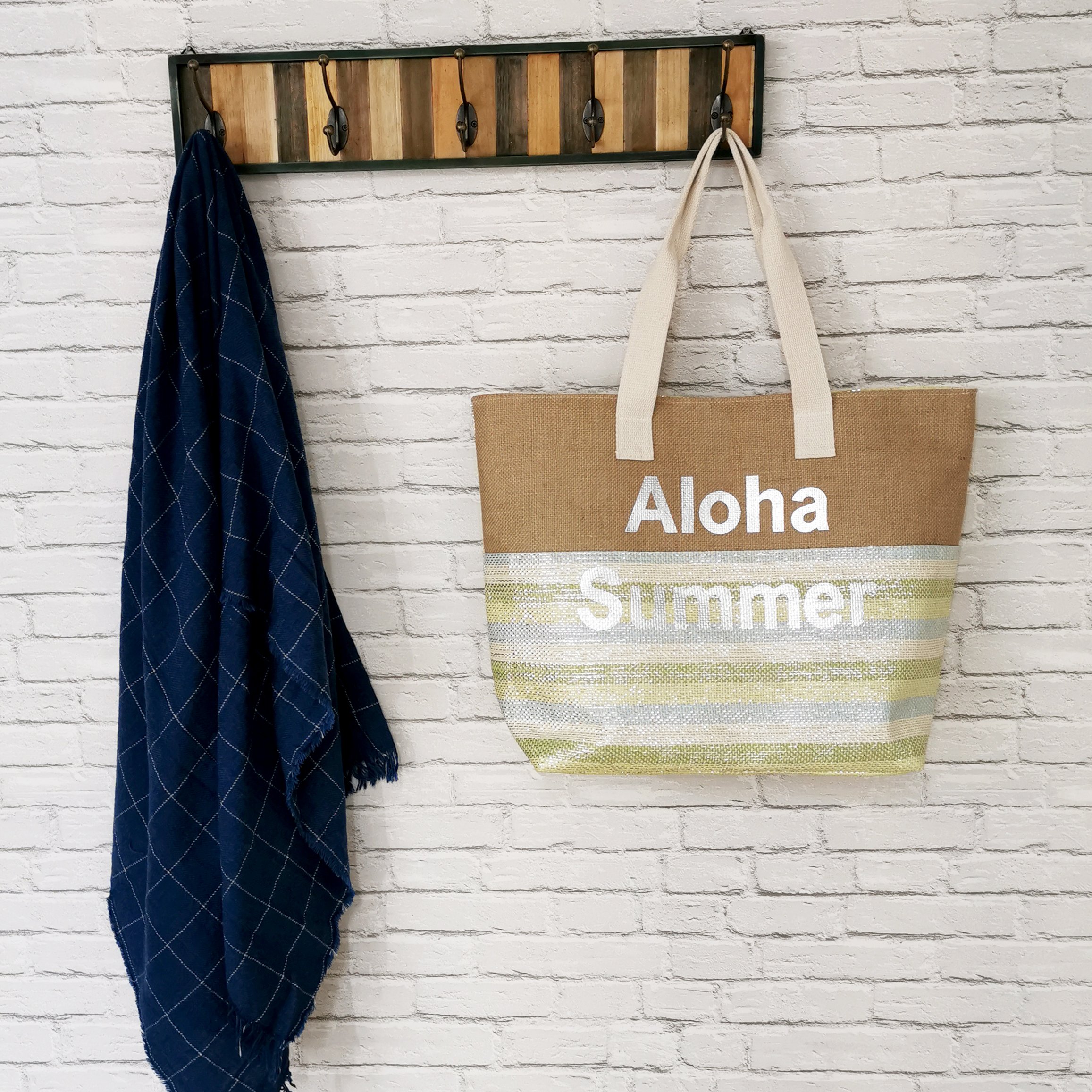 High Quality Factory Sale Printed Natural Jute Burlap Reusable Travel Hand Bags Fabric lining Beach Bag With Logo