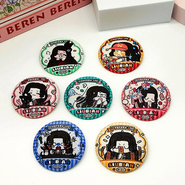 Pin Maker Embroidery Assorted Metal Logo Custom Badge Pin button Tinplate Badge