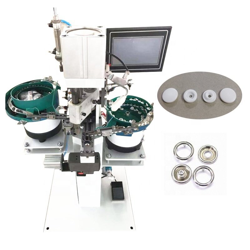 Automation Jeans Button Punching Machine Snap Button Attaching Machine