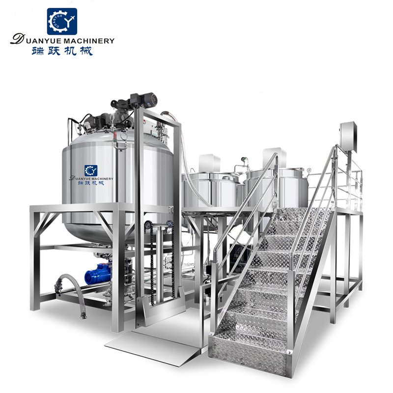 Cosmetics Production Equipment Gel Making Machine Vacuum Emulsifying Machine