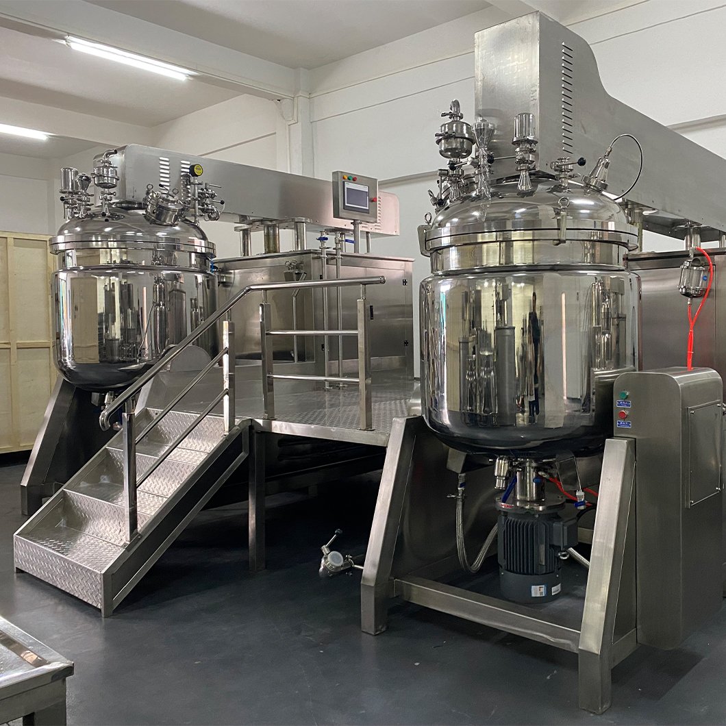 mayonnaise making machine 500 liter 1000 litre mixing tank cream homogenicer hydraulic lifting vacuum homogenizer blender for f