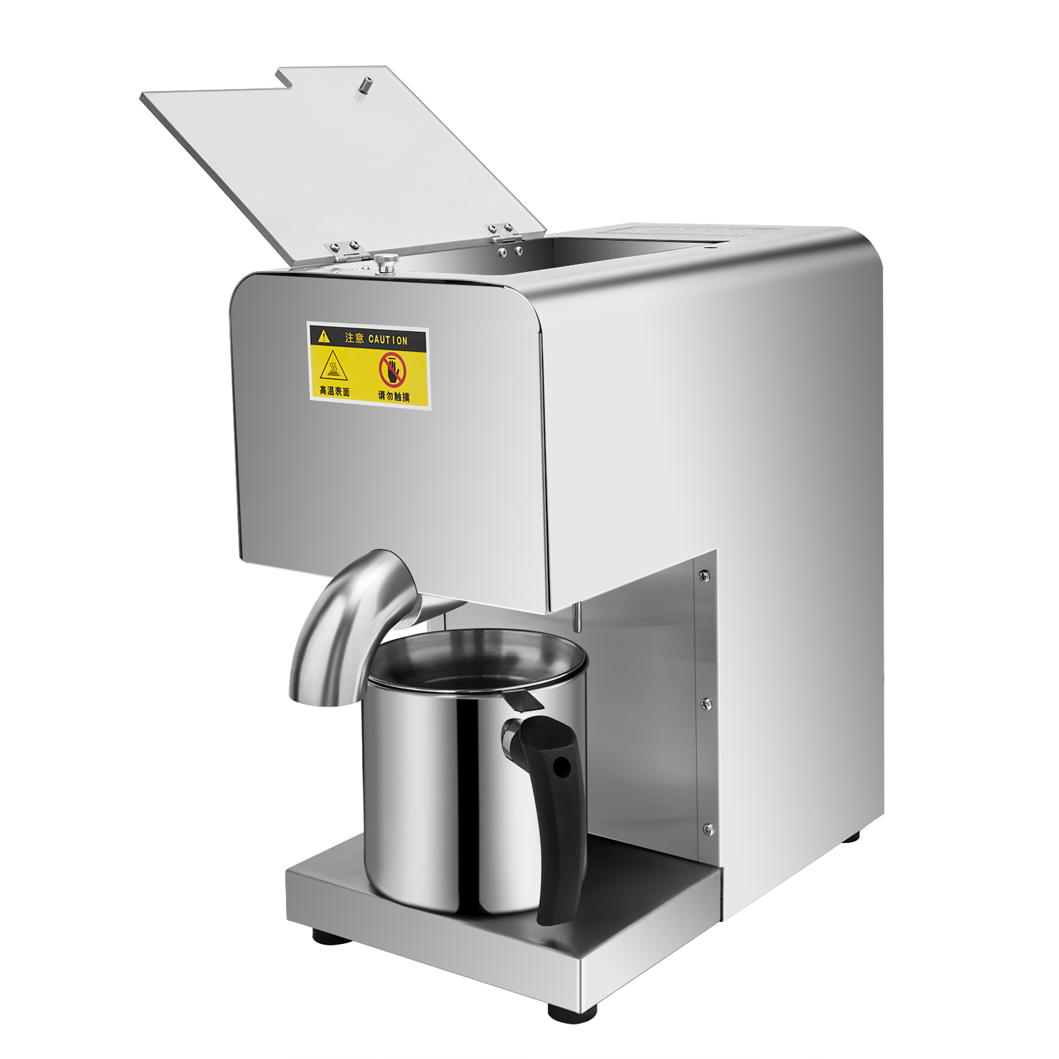 SOJO TECH Home use Black Seed Oil Press Machine Small Household Stainless Steel Sunflower Peanut Oil Making Machine
