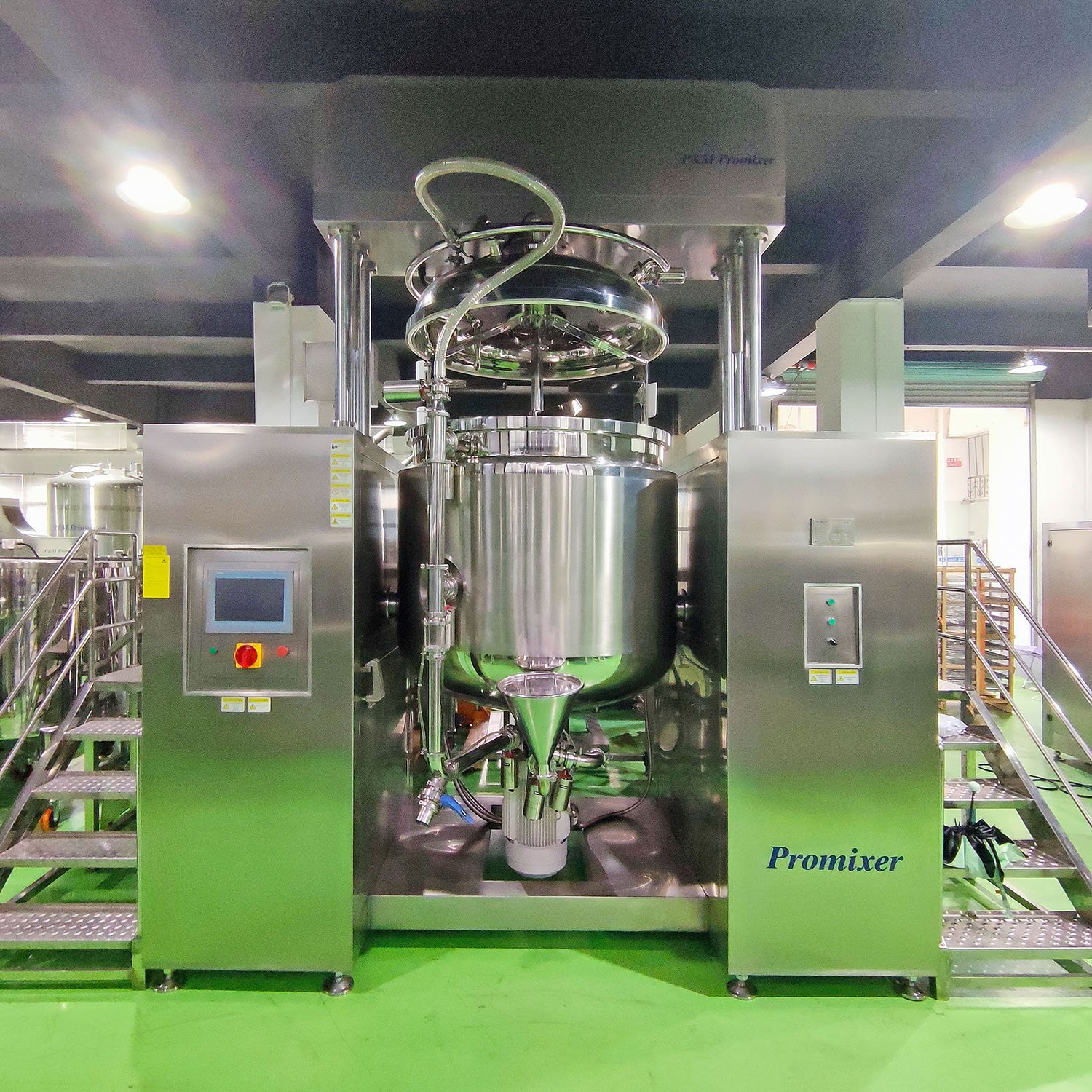 Automatic Emulsifying Mixing and Dispersing Machine Vacuum Emulsifying detergent making machine beauty blender machine