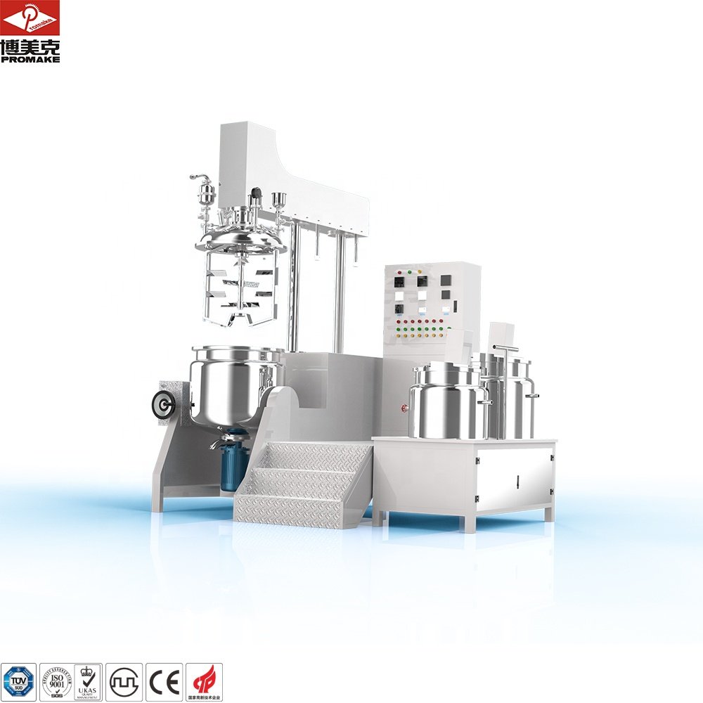Facial cream cosmetics equipment automatic mixing vacuum homogenization equipment vacuum toothpaste mixer