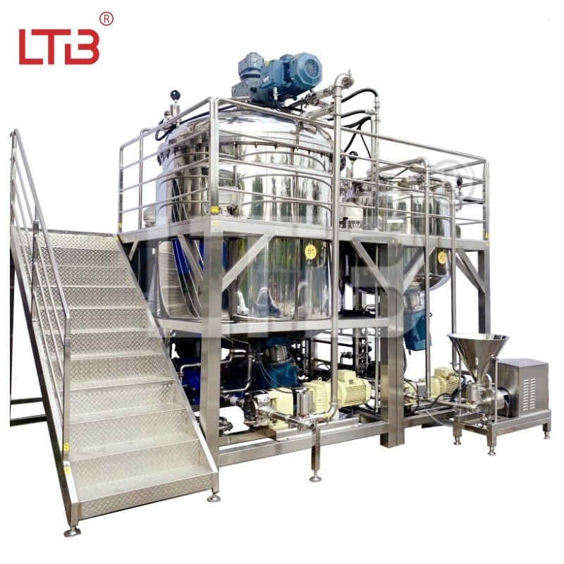 Hight Speed Full Automatic Vacuum Emulsifying Toothpaste Making Machine Mixer Machine For Making Solder Paste
