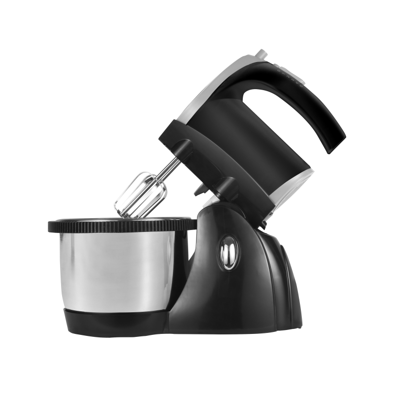 Electric detachable Whisk Electric Egg Beater Food Blender Hand Spiral Mixer Machine with large capacity mixing bowl
