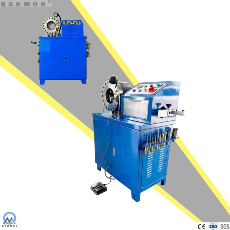 Rubber product making machinery 1/8-2'' multifunctional 5.5KW hydraulic pressure hose skiving machinery