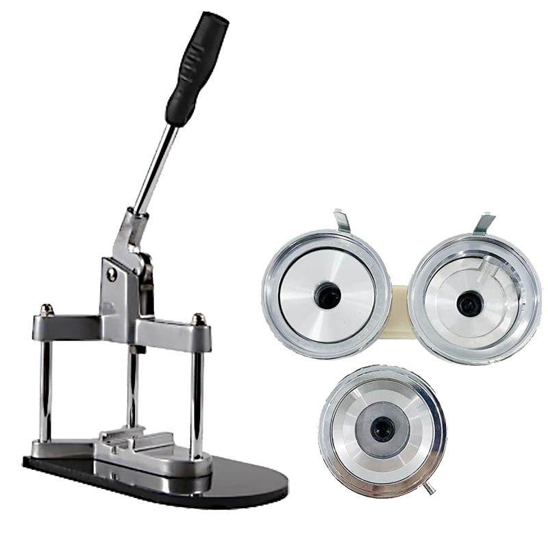 25mm tripod metal round button machine badge making machine including mold