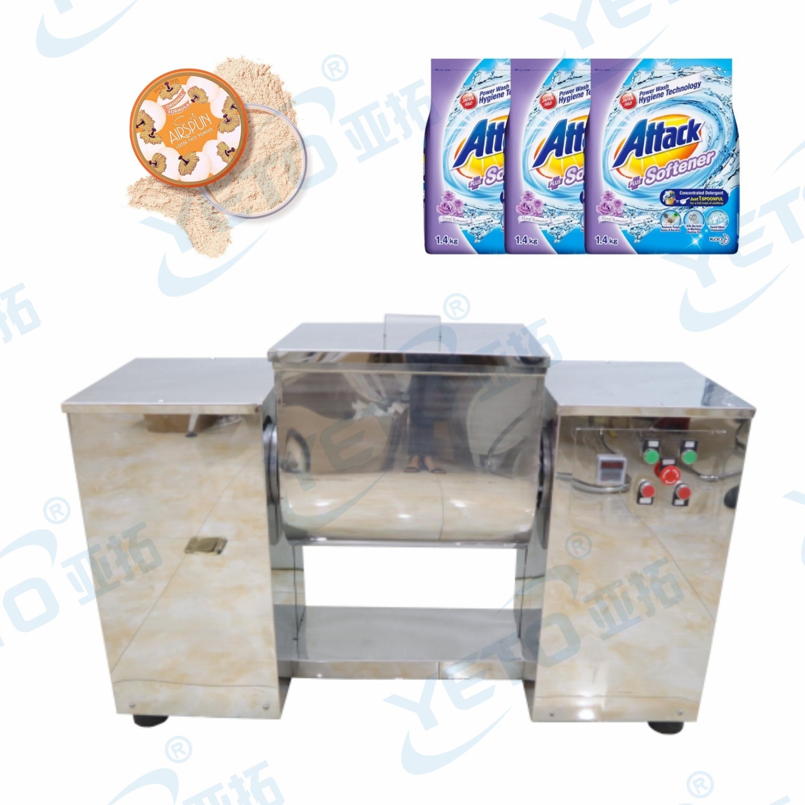 Cosmetic powder mixing machine food Seasoning Spice sugar protein powder mixer detergent powder blending making equipment