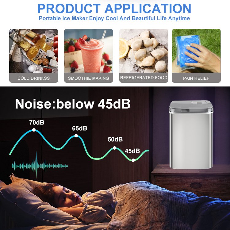 Factory Ice Maker Commercial Portable Mini Automatic Cube Ice Maker For Restaurant