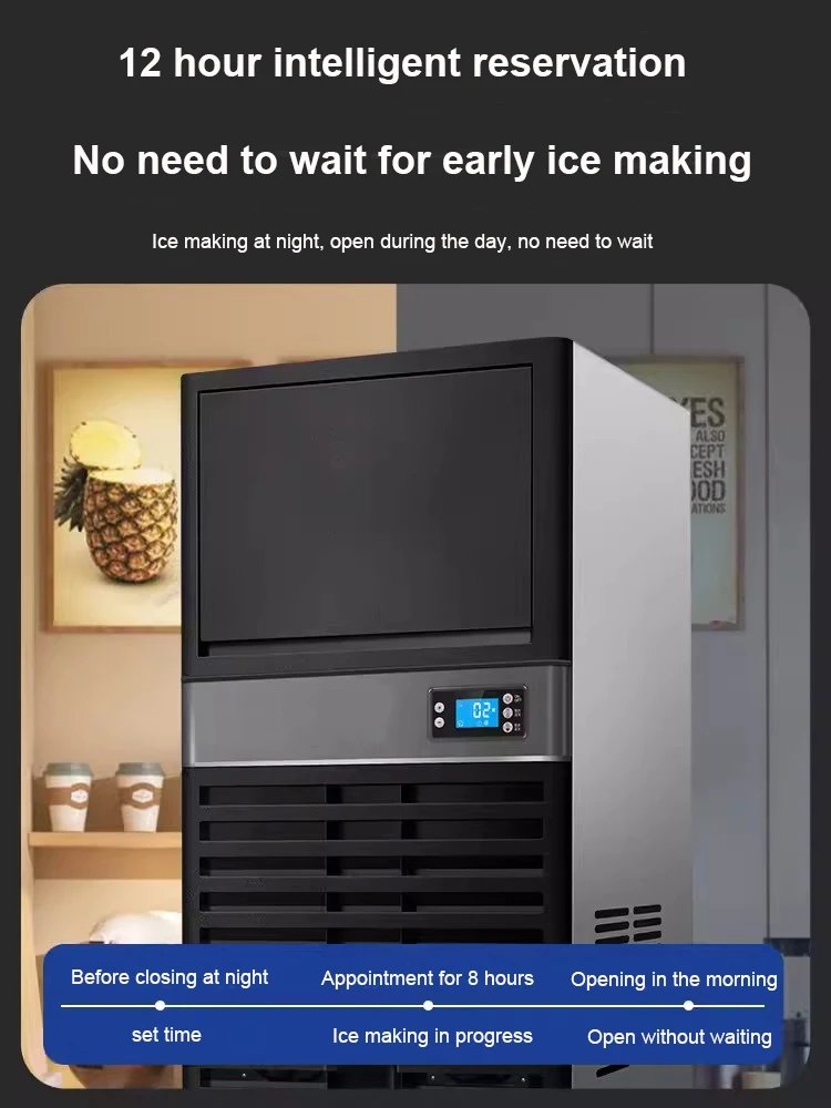 Large Cheap Square Cube Ice Making Freezer Ice Maker Machine