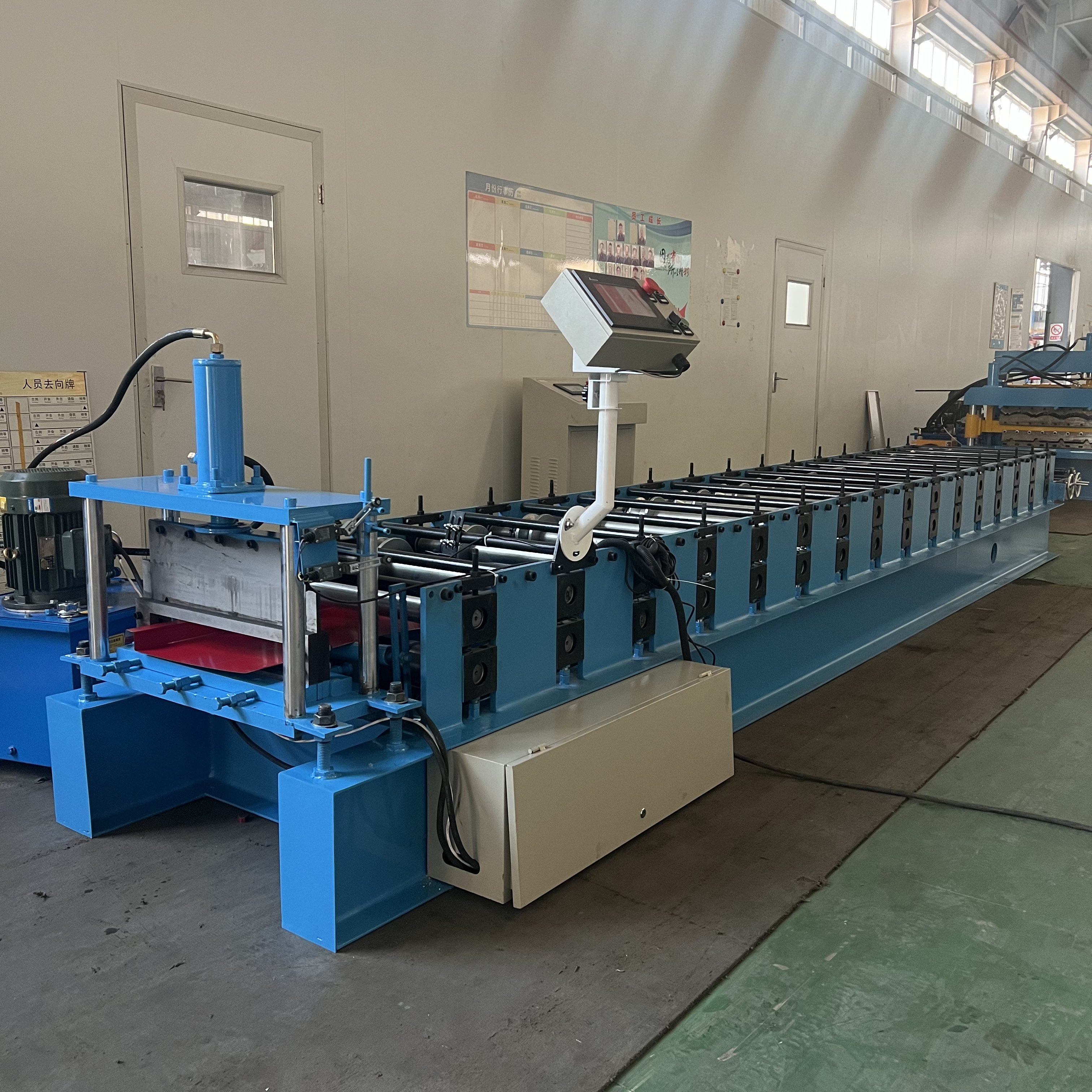 Sheet metal roll forming machine metal making machine machine make panel