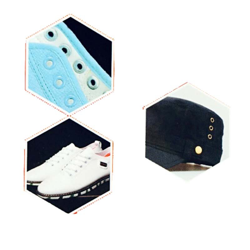 Fully automatic eyelet machine for shoe upper making Riveting eyelet puncher eyelet button hole machine