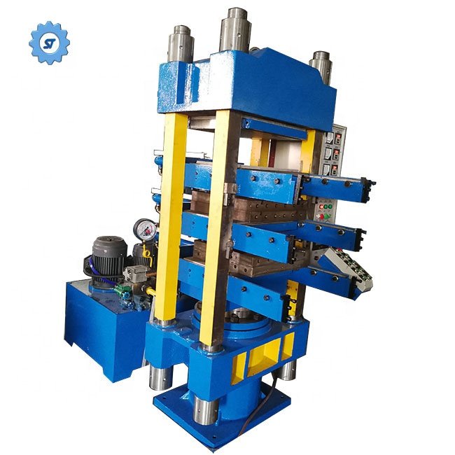 Oil Hydraulic Rubber Products Curing Vulcan Compress Molding Machine