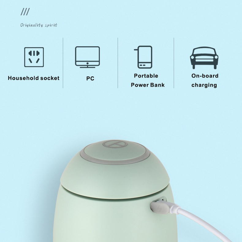 Multi Functional Baby Food Maker One Button Press Baby Food Blender Usb Charge Electric Baby Food Processor