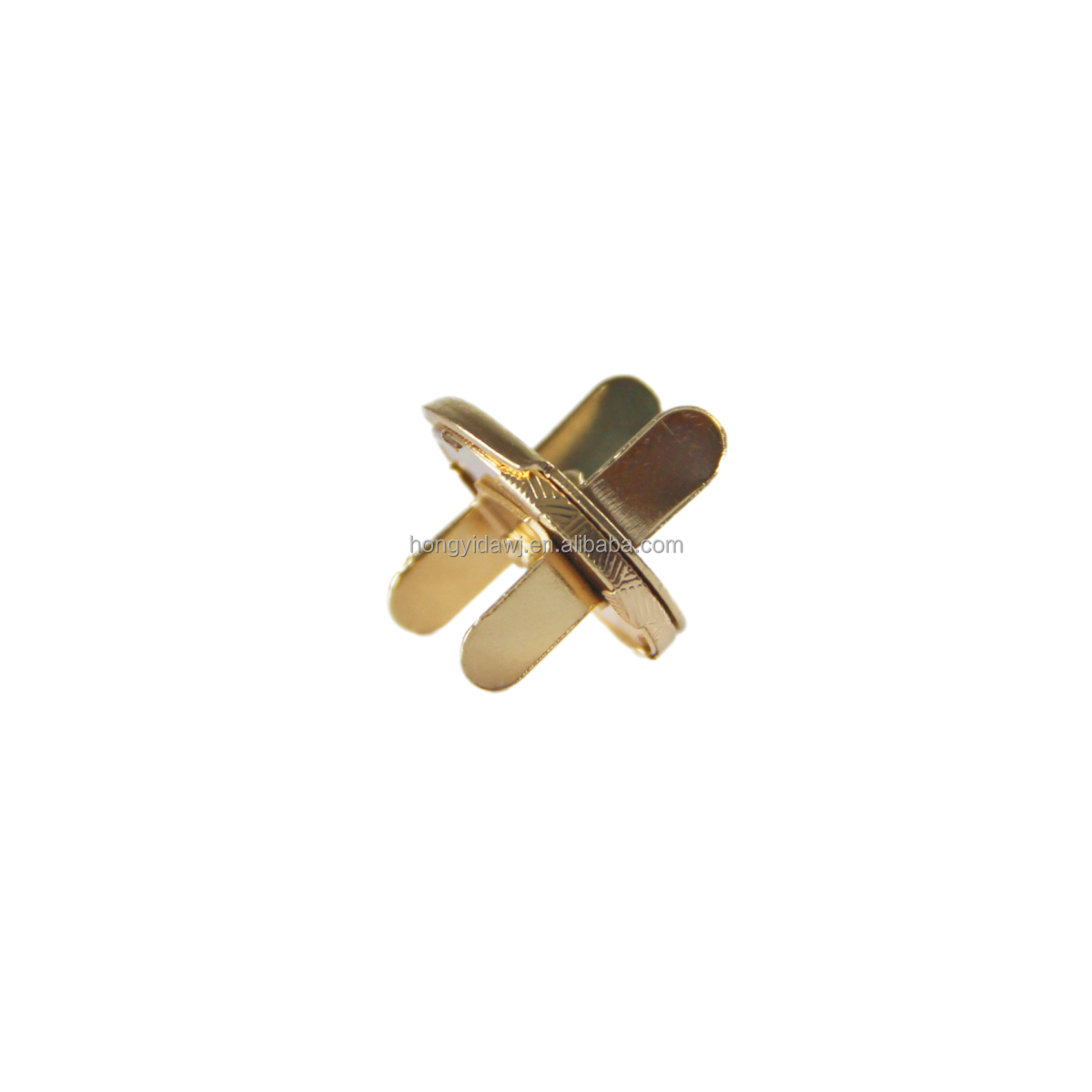 18mm Slim Half-lid Barrel Plating Copper Magnetic button for handbag Light Gold Metal snaps for purse and clothes