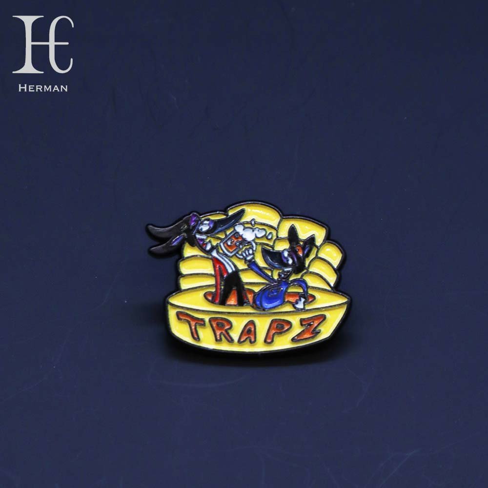 Custom metal enamel pin Magnet Badge Fashion Art Trend Commemorative Medallion Factory's latest model promotion no MOQ