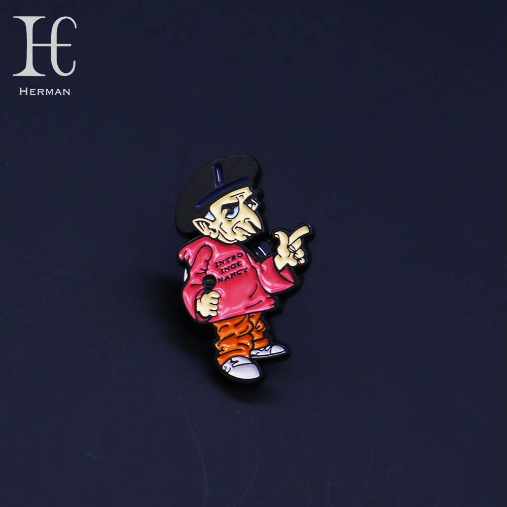 Custom metal enamel pin Magnet Badge Fashion Art Trend Commemorative Medallion Factory's latest model promotion no MOQ