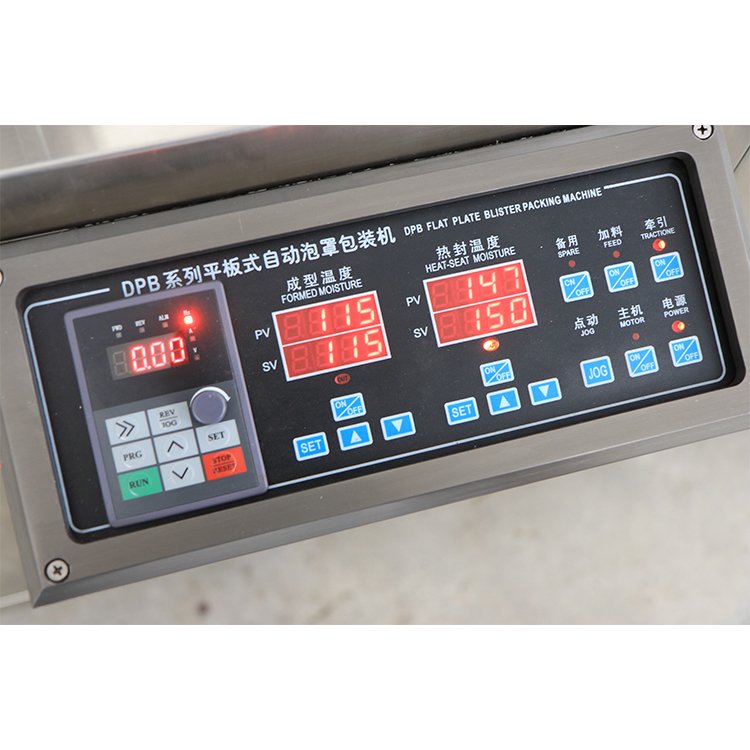 Fully Automatic button coin cell toothbrush chocolate joy Usb Flash Cotton Balls Small Blister Packing Making Machine Pvc- Alu