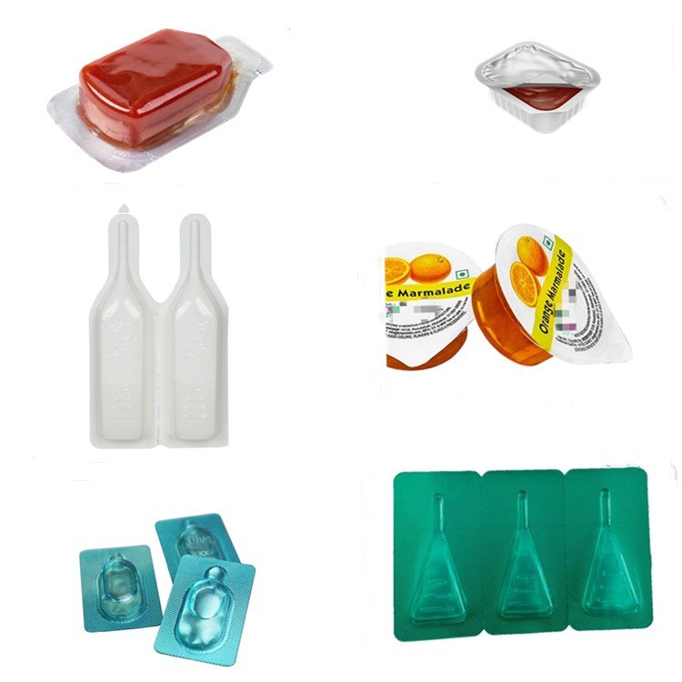 Fully Automatic button coin cell toothbrush chocolate joy Usb Flash Cotton Balls Small Blister Packing Making Machine Pvc- Alu