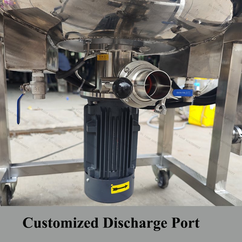 Making Machinery Liquid Detergent Agitator Ibc Tote With Stirrer Cone Stainless Steel Mixing Tank Mixer