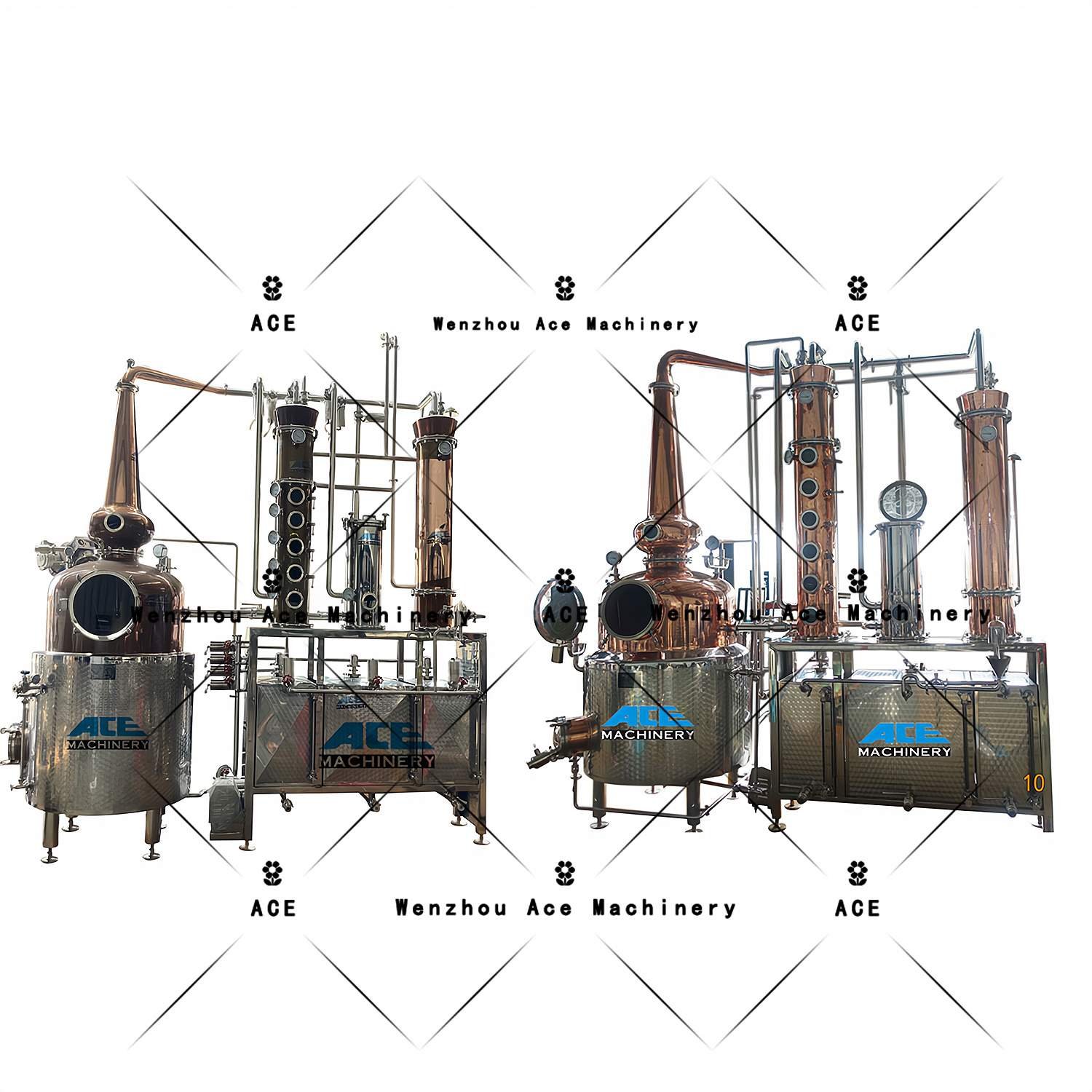 Distilling Equipment Alcohol Distiller Copper Plate Whiskey/Vodka/brandy/Rum/Gin Making Machine