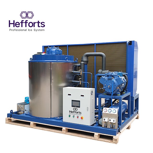 fully automatical Raking System Flake Ice Machine For Fishery And Concrete Cooling