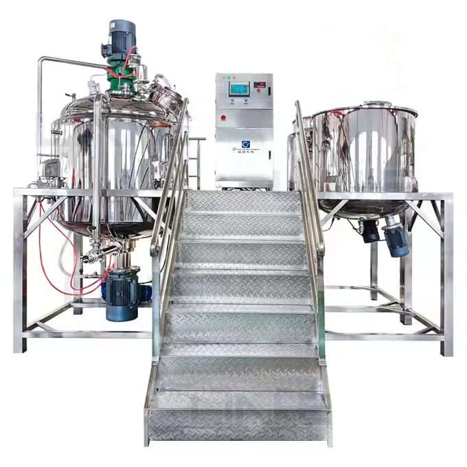 Cosmetic Cream Making Machine Vacuum Emulsifier Mixer Homogenizer Silverson High Shear Mixer