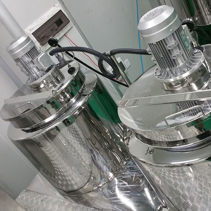 Cosmetic Cream Making Machine Vacuum Emulsifier Mixer Homogenizer Silverson High Shear Mixer